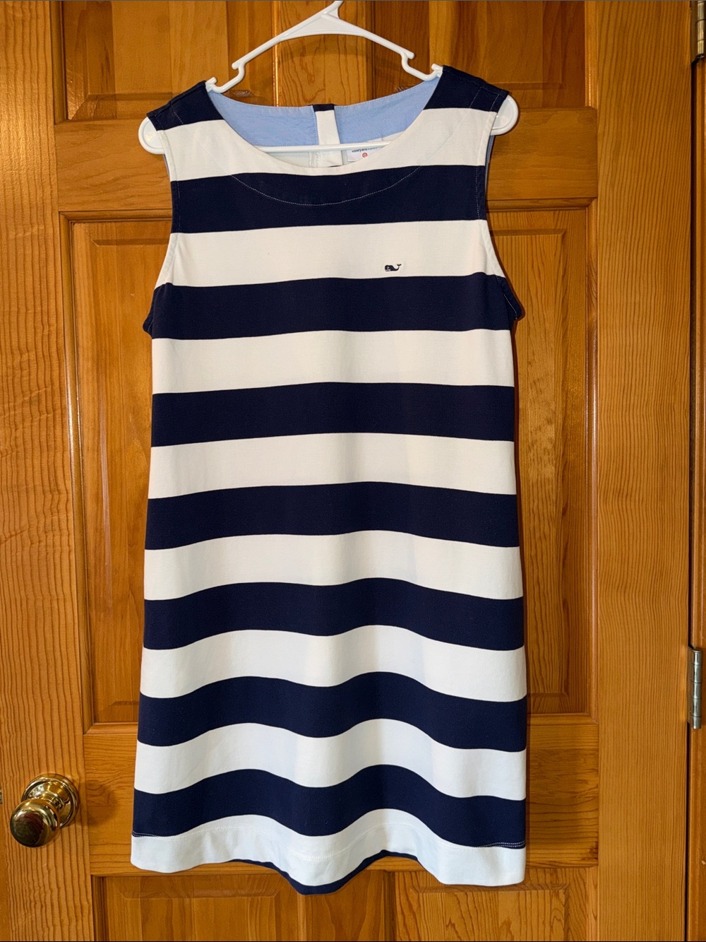 Vineyard Vines Navy & White Striped Sleeveless Dress